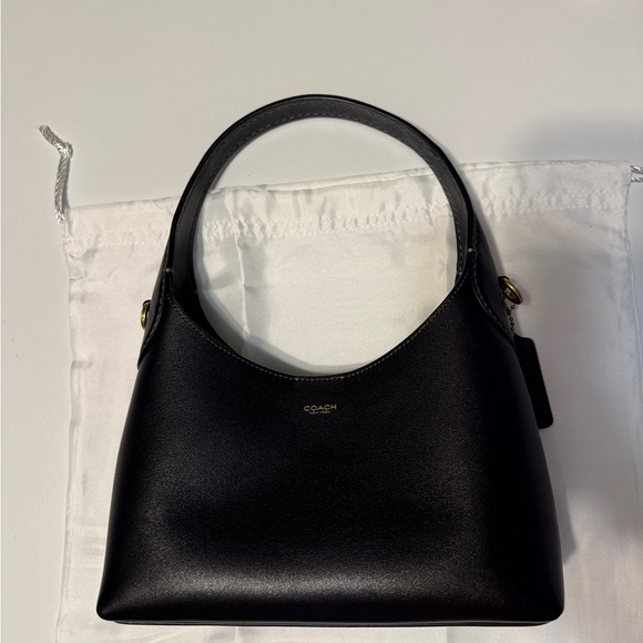 Coach Midnight Black Shoulder Bag - Picture 2 of 5